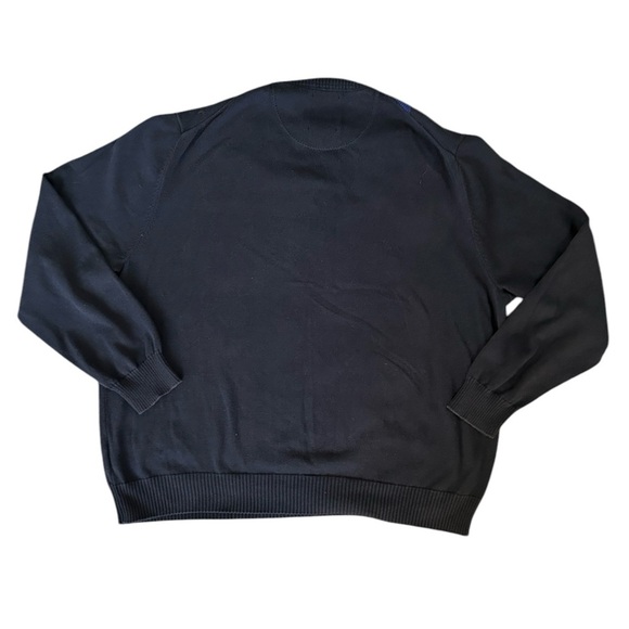 John Bartlett 100% cotton blue v-neck lightweight sweater size XL - Picture 4 of 7